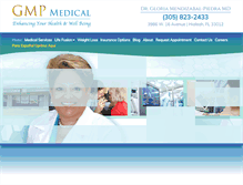 Tablet Screenshot of gmpmedical.com